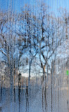 Reflection & Water Condensation on NYU Grey Art Gallery Window