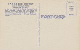 Paradise Court Postcard, Back