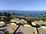 View from the room, Fairmont Kealani Hotel, Maui 2012
