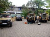 Getting ready to begin the safari portion of the trip