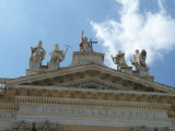 Statuary over entrance to St. John Lateran