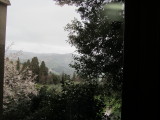 View of the Etruscan archeological site from the museum