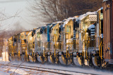 Nine unit heading east at Bowers, PA