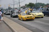 a bunch of Deloreans