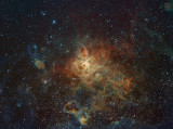Tarantula Nebula in HST palette