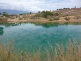 Pozos azules near Villa de Leyva