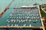 Dusable Harbor, view from Lake Point Tower 70th floor, Chicago, IL - Open House Chicago 2012