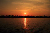 Sunset, Lake Vembanad, Vayalar, Kerala