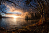Sunset after a rainy day - Bjurkärr Åsnen