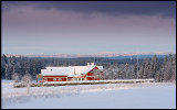 Nyborgskullen near Rottne (Söraby Church can be seen)