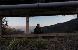 Self portrait - standing outside Steve Wests Bonellihide in Spain