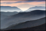 An evening view south of Tremp