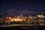 Kiruna City at dusk - Lapland Sweden