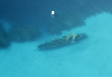 SS Kittiwake wreck from air