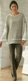 #201 Grey wool poncho