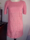 #205 Pink cotton long tunic