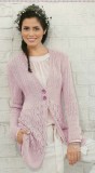 #207 Pink long cotton/cashmere cardigan 