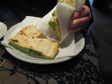 Arugola and cheese piadino ( stuffed pita bread) .. 4928