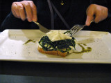 Anitpasto: Bruschetta with chicory and cheese .. 6088