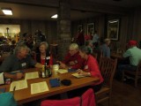 Wade, Elaine, Tip and Mary Ann studying the menu.