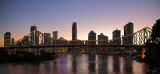 Brisbane and Story Bridge at dusk