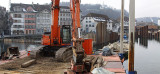 Working for a underground power station on river Reuss