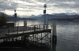 Early morning at lake Lucerne