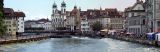 Pano Lucerne with river REUSS