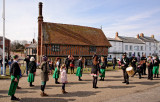 the Morris in front of the Moot Hall