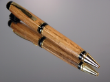 150 Yr Old+ Oak Barnwood  Cigar Twist Pen Gold Titanium Hardware