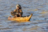 Fisherman in Papyrus Boat