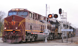 PRR 8102 brings a lite power move across the IC diamond at Centrailia 