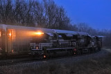 NS 77J with NYC 1066 at East Waddy KY 