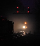 NYC 1066 heads in at East Waddy to meet 275 before sunrise 