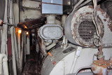 The engine room of KJRY 1752, with the main generator and roots blower in the foreground 