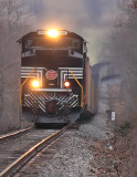 The old ICRR mainline across KY was neither flat or straight, as can be seen in this view near Blackrock,, KY.