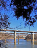 The Bridges of Burnside, as seen from the North shore of Lake Cumberland