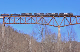 Northbound 174 crosses the New River Bridge