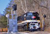 NS I-23 eases down Duncan Hill, passing a soon to be gone set of Southern searchlight signals 