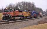 Westbound NS 224 with UP 1996 at East Waddy