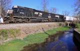 NS 6703 & 6705 with train 375 at Harrodsburg