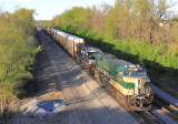 Southbound 23G starts the trip down the CNO&TP as they leave Danville KY