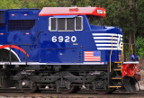 NS SD60E #6920, The Veterans tribute locomotive, at Burnside Ky