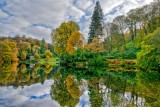 Submerged ladder, Stourhead