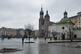 Market Square on a rainy day