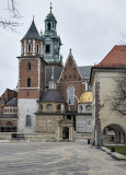 A deserted Krakw Cathedral, Wawel Hill