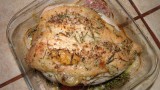Chicken breast with lemon and rosemary