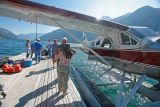 Brick  Wellman Unloading Passengers at Stehekin Dock