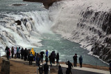 Gullfoss crowd