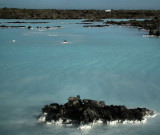 White car_Blue Lagoon